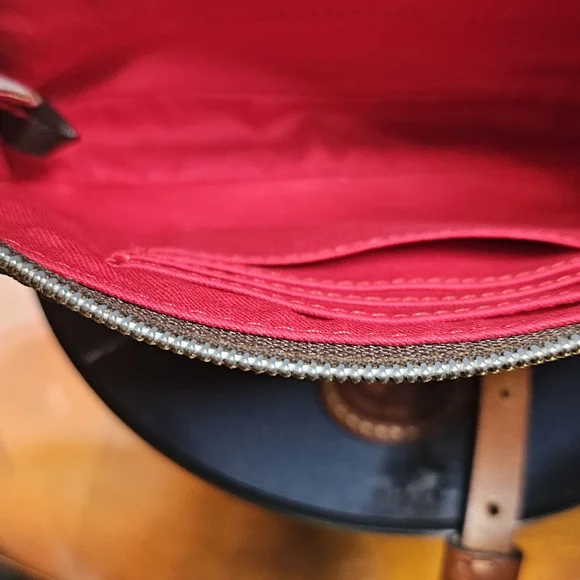 Dooney & Bourke Lexi Navy Nylon Crossbody Bag - Picture 10 of 16